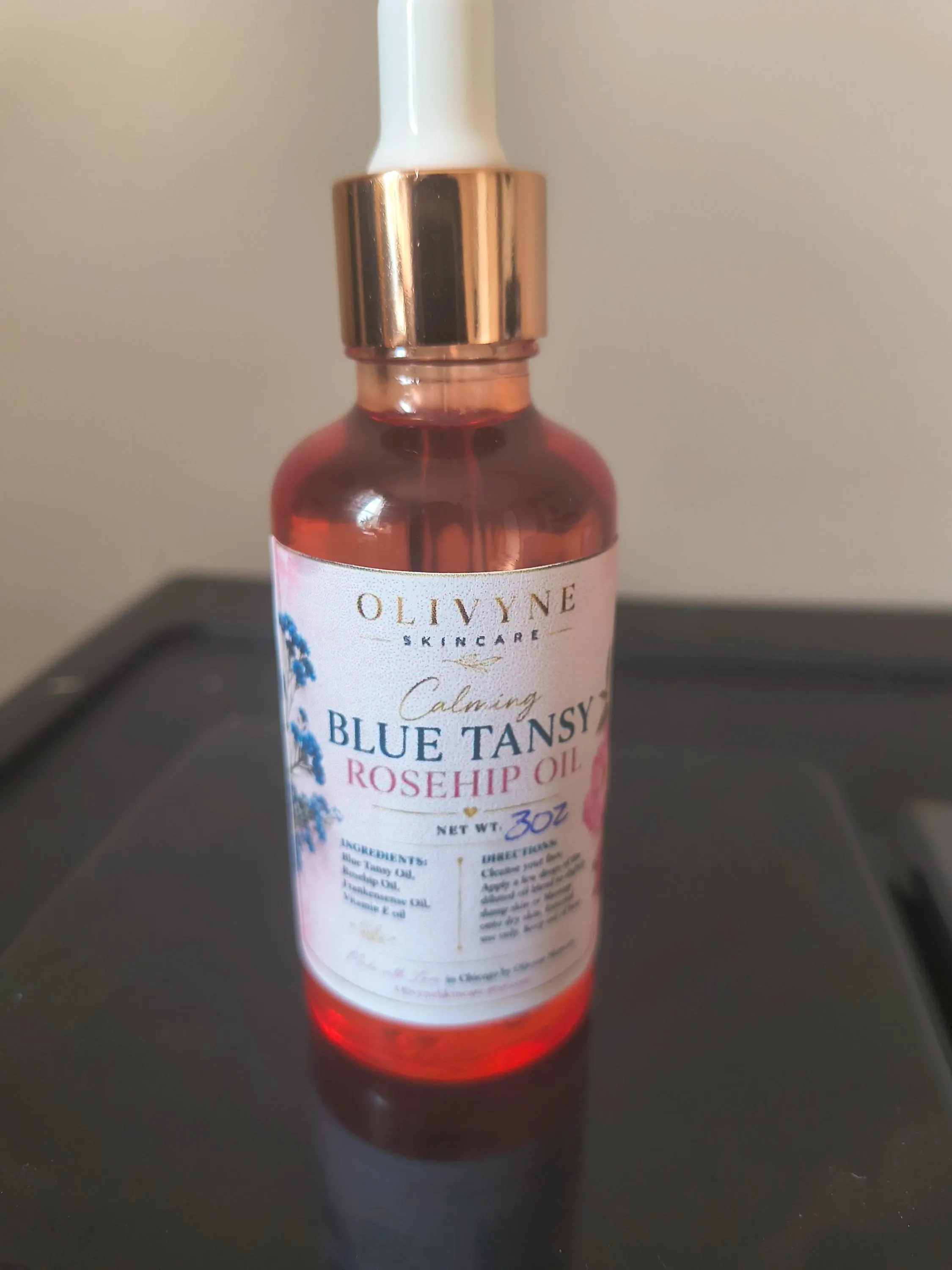 Calming Blue Tansy Rosehip Face Oil view 3