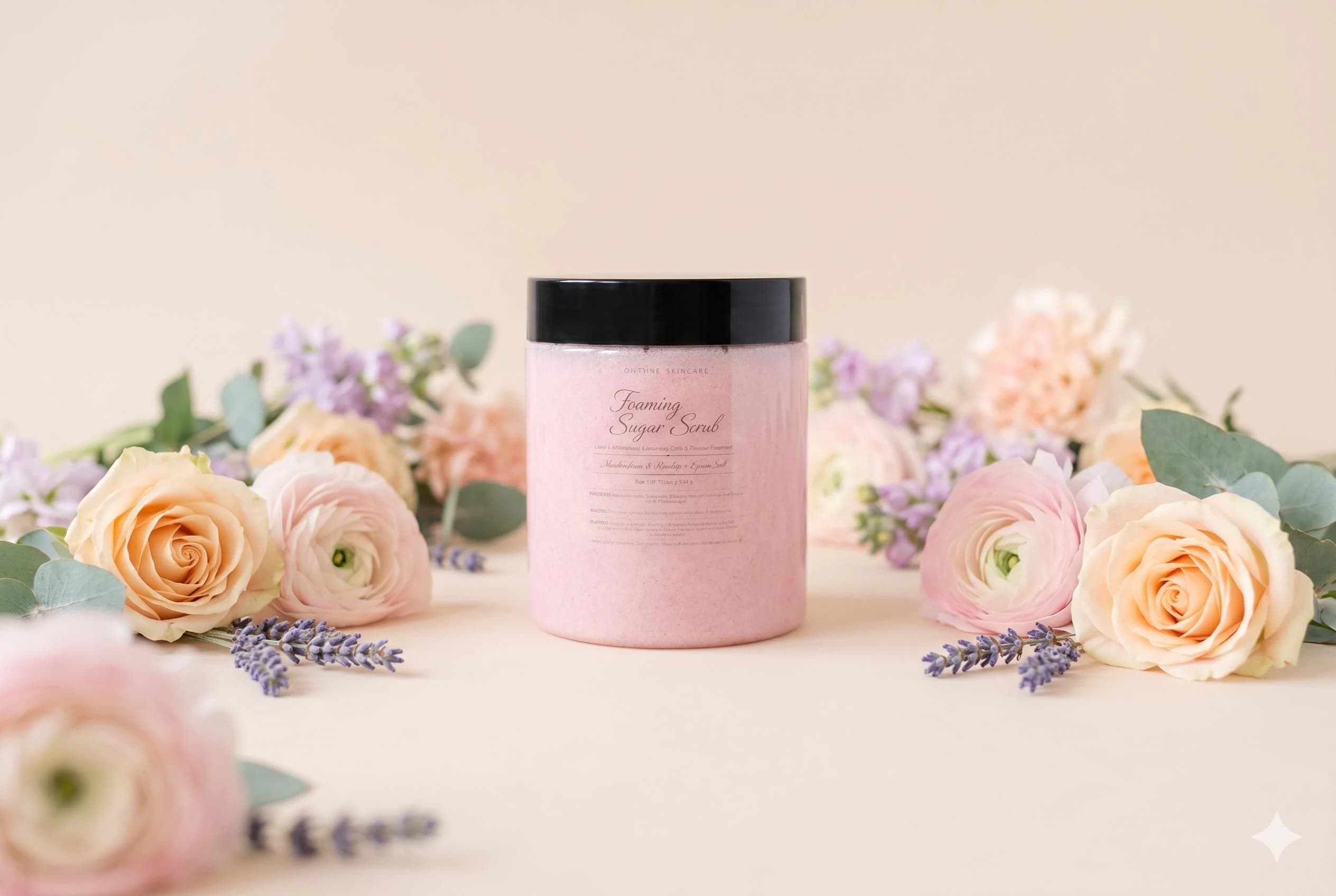 Bubblegum Rose Foaming Sugar Scrub