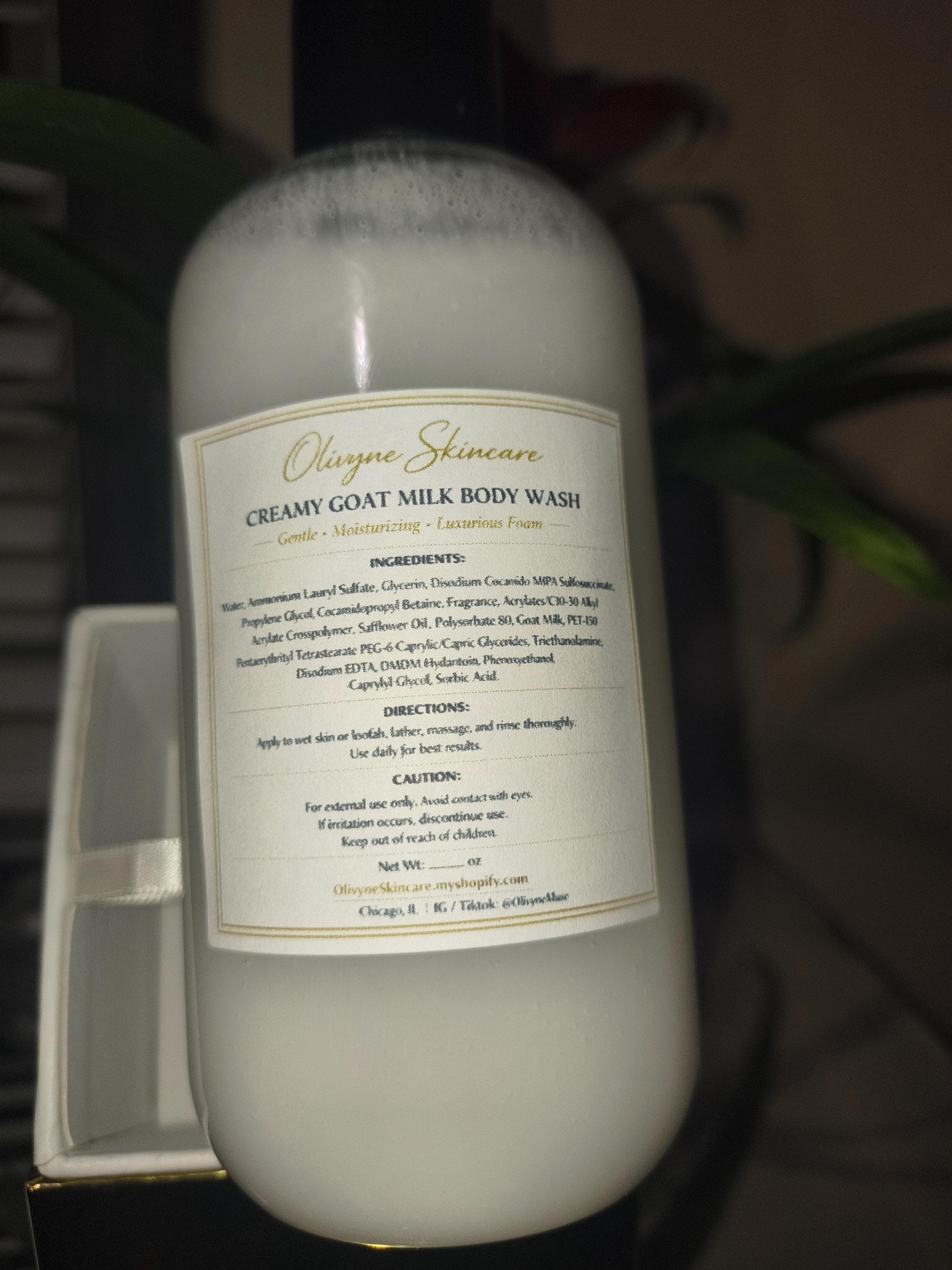 Creamy Goat Milk Body Wash – Gentle, Moisturizing, Luxurious Foam view 2
